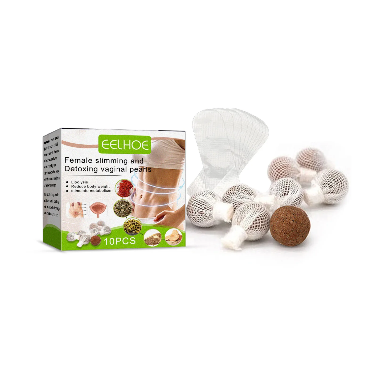 Body Slimming Pill Tummy Cellulite Removal Belly Sculpting Vaginal Detoxification Clean Uterus Balls Herbal Weight Loss Pills