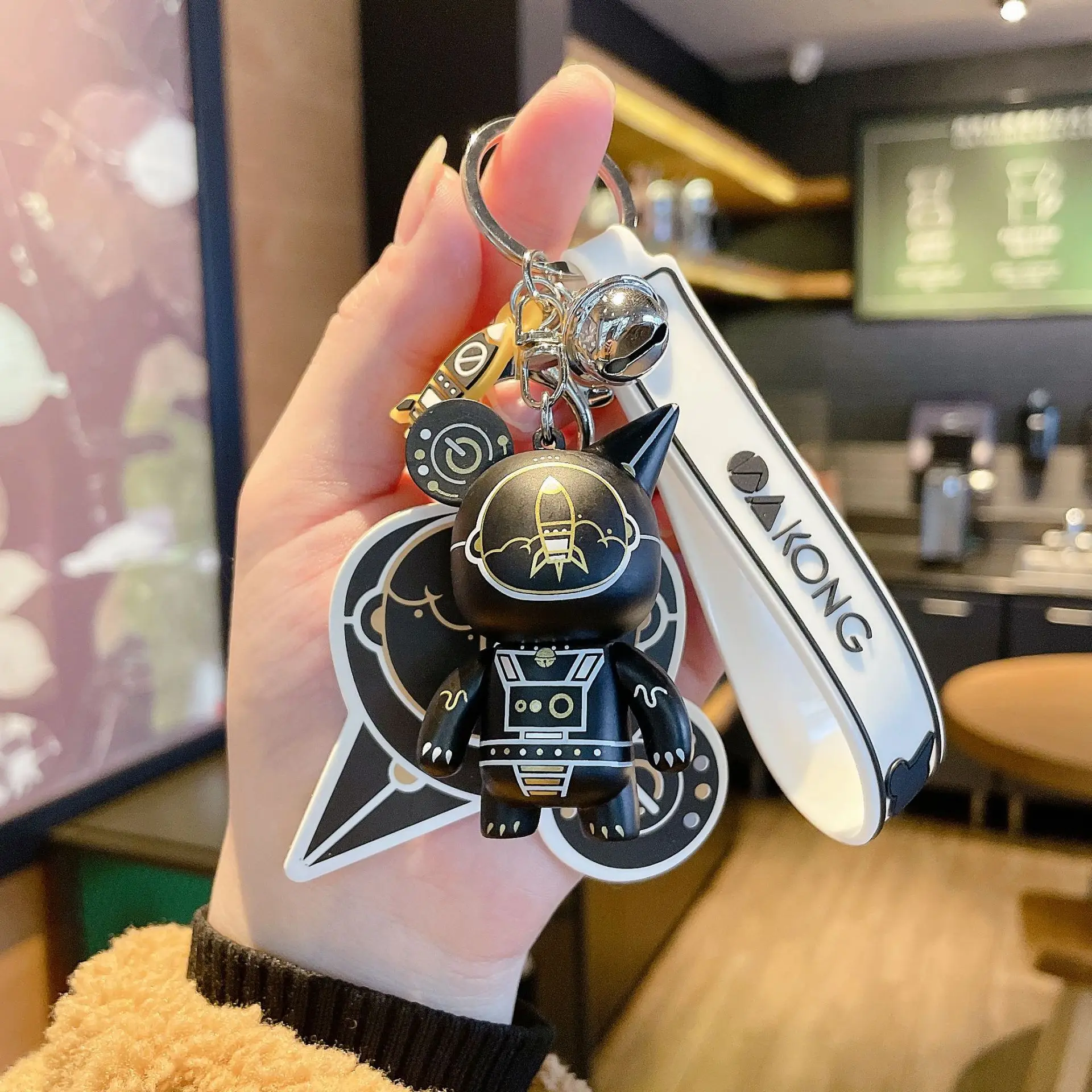 

XM-funny Personalized design graffiti keychain cool pendant creative fashion gift fashion bag pendant keychain special gift