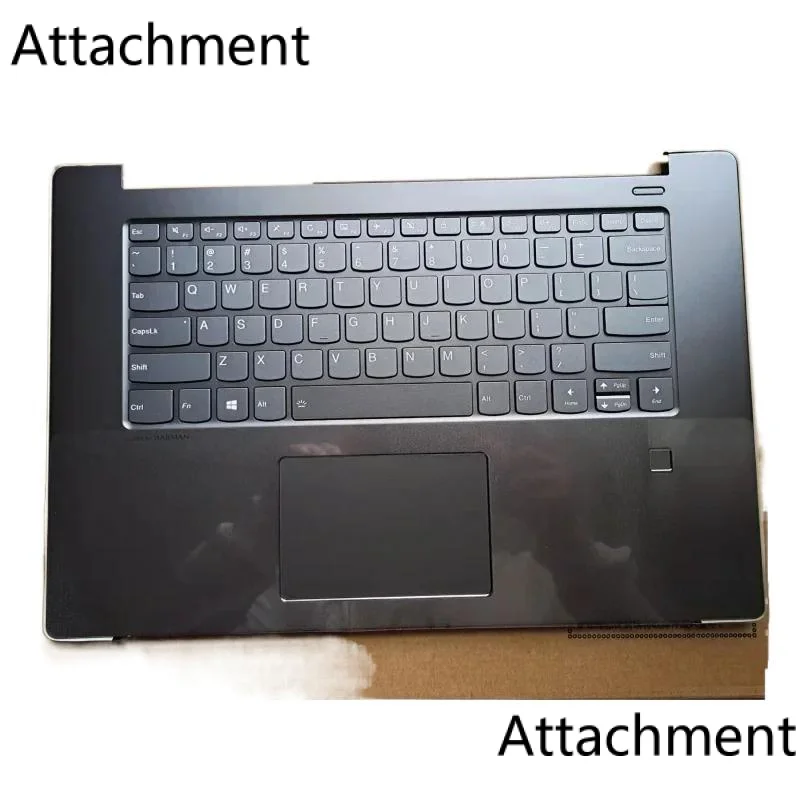 

Original Palmrest for Lenovo Ideapad 530S-15IKB AIR15 AIR-15 Top Cover With US Backlit Keyboard 5CB0R12712 Black Brown