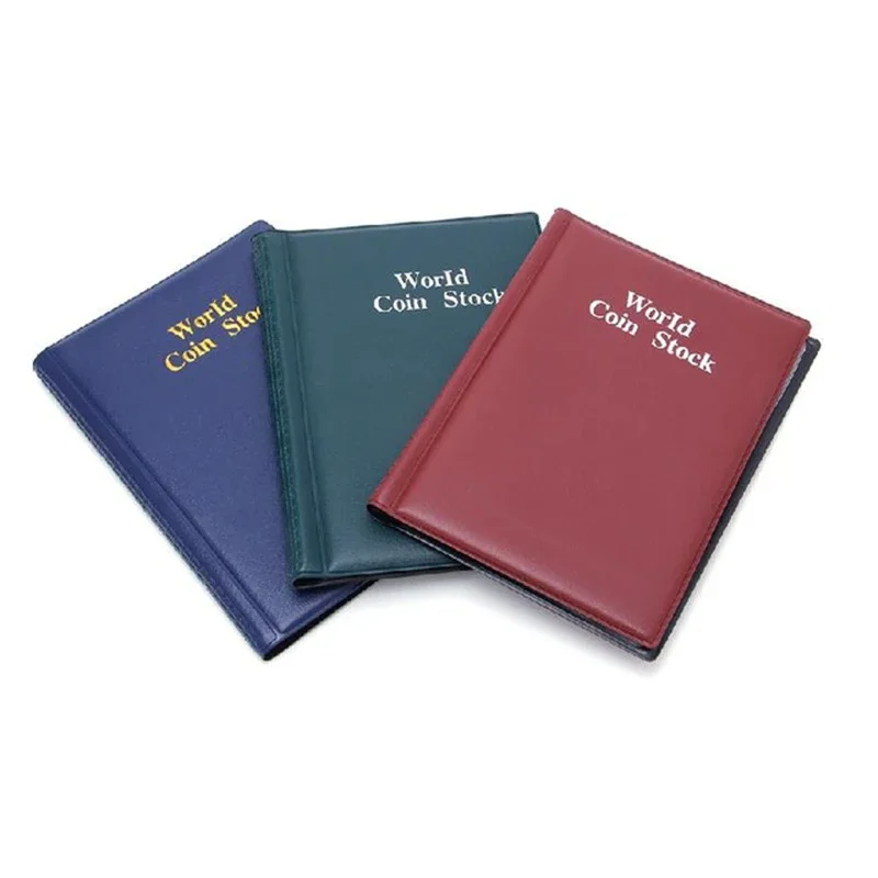 Holder Coin Album Pockets Storage tokens badges Album Book Penny Collecting Collection lightweight 150 * 110mm