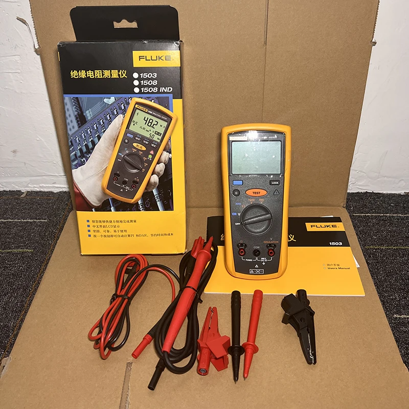 FlukeInsulationResistanceTesterF1503DigitalMegohmmeterElectronic