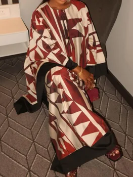 Robe chic femme col roulé ample plissée soirée printemps