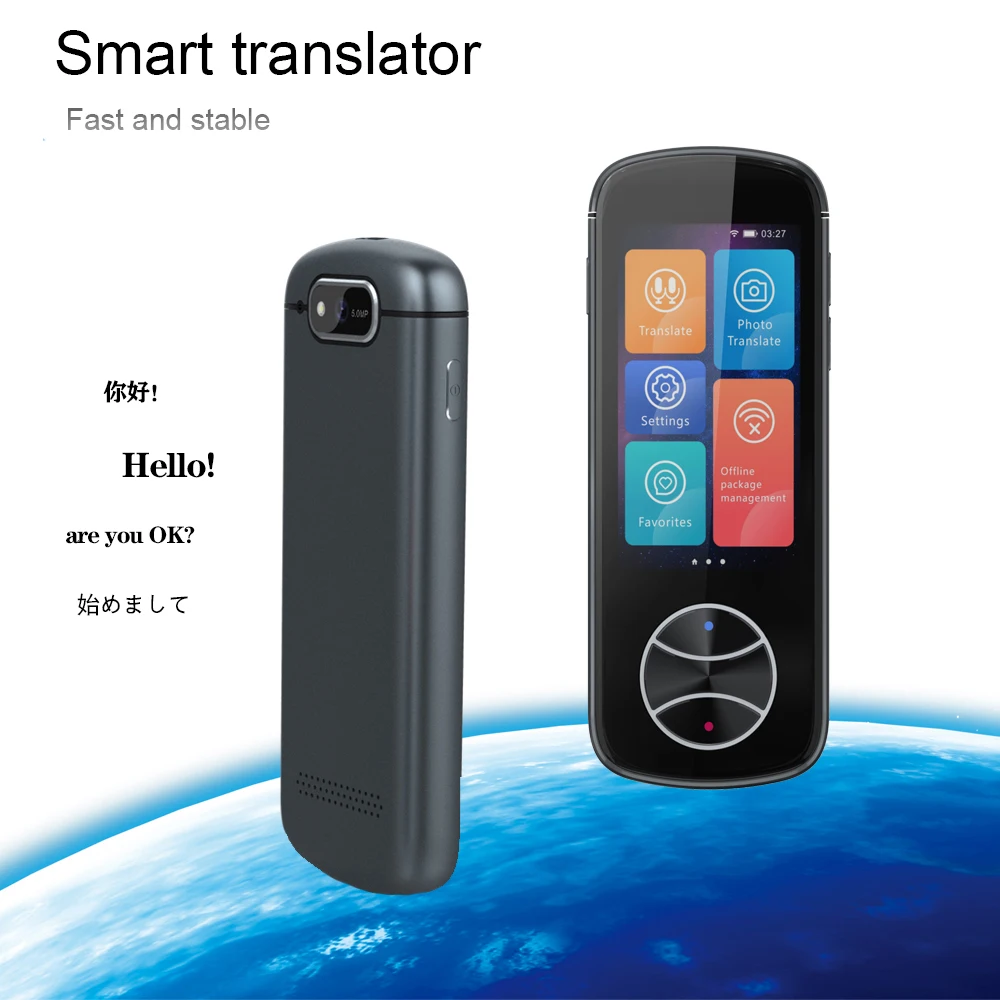 Instant Voice Smart Translator V10 Support 107 Languages 12 Offline Photo and WIFI Translation New voice translator,language translator