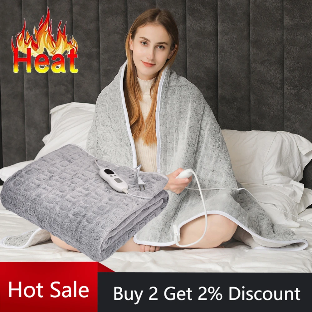 Manta calentada 110/230V, termostato más grueso, alfombra para doble cuerpo, sábanas calentadoras invierno, colchón | AliExpress