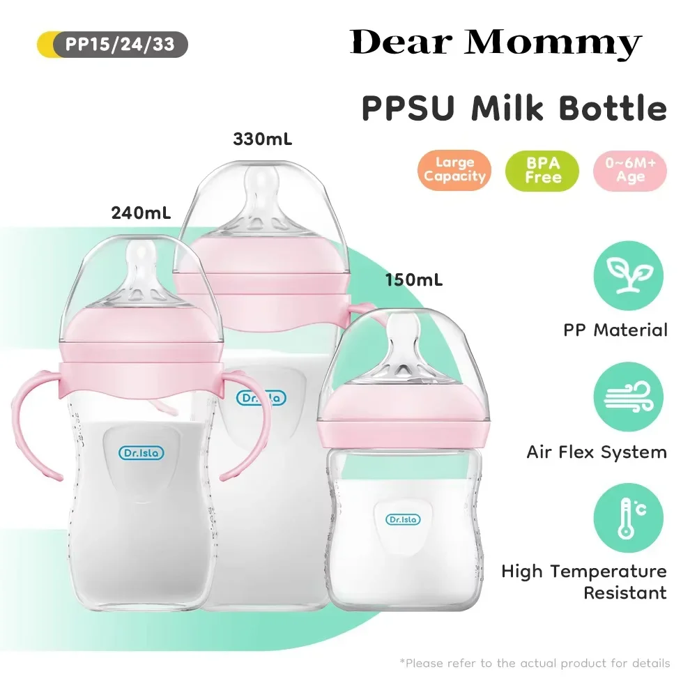 Newborn Baby Bottle with Handle 1