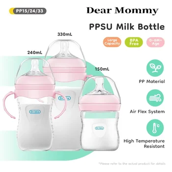 Newborn Baby Bottle with Handle 1