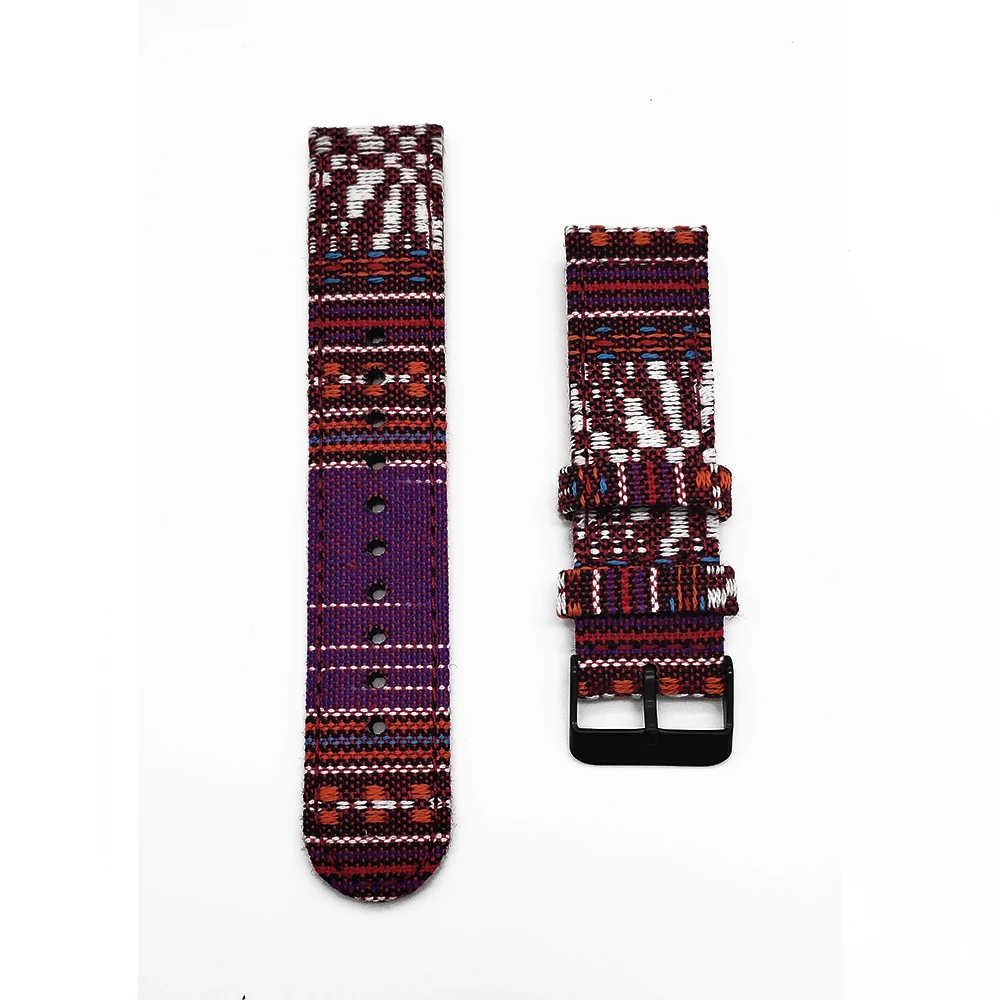 Ethnic Style Vintage Retro Woven Nylon Wristband Replacement