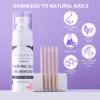 Makartt Solid Nail Glue Gel 15ml with Remover 60ml, Nail Glue Kit for Press on Tips Acrylic Gel X Nails 5