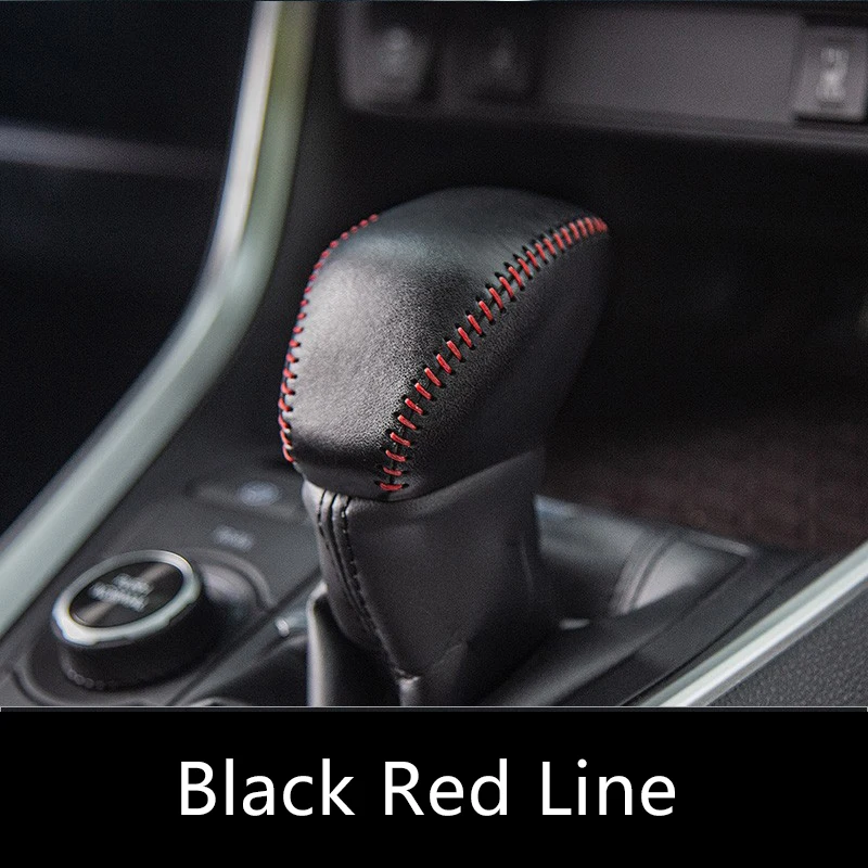 Non-Slip Car Gear Shift Knob Cover Trim with Grip Handle