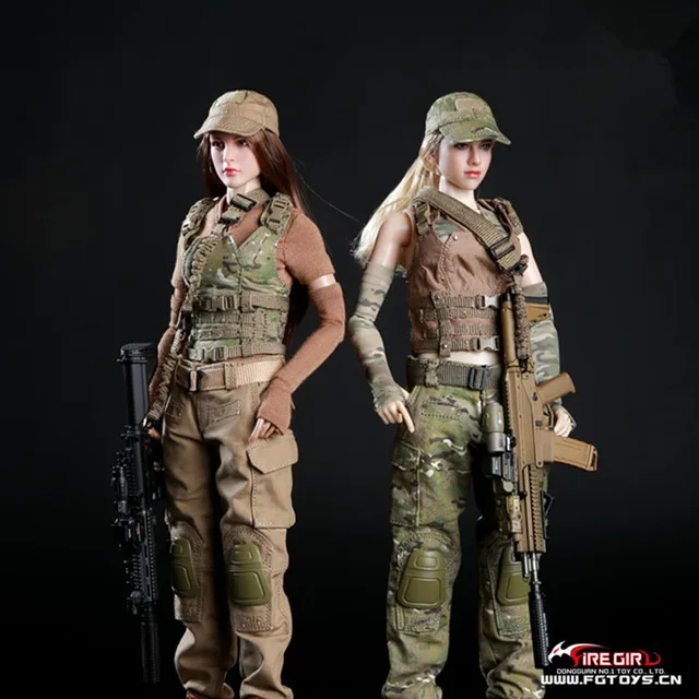 ファイアガールのおもちゃfg003 1/6兵士戦術戦闘軍制服屋外撮影