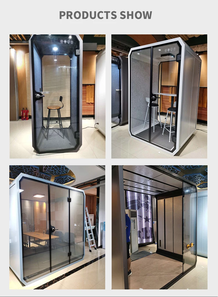 TianGe Good Ventilation Broadcast Recording Studio Vocal Isolation Drum Sound Proof Phone Booth