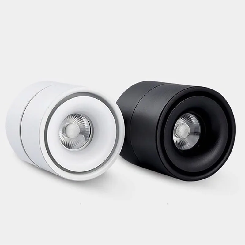 Description Picture 3 of itemFoldable 360-degree rotating surface mounted LED downlight ceiling light AC85-265V 5W 7W 10W 12W LED ceiling spotlight dimming