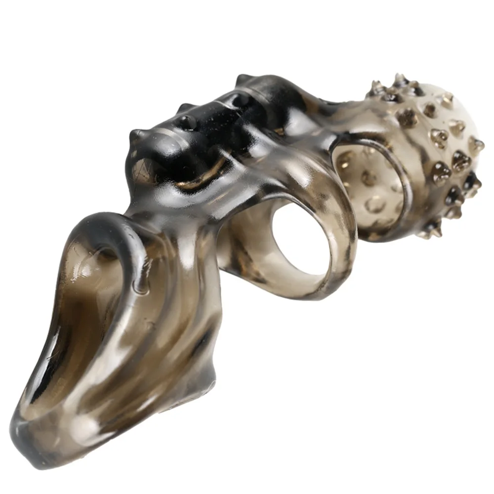 Delay Male Ejaculation Sleeve Vibrating Ring G-spot Stimulator_voghion.com