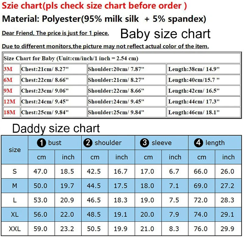 Our First Father's Day Daddy Baby Family Matching Clothes Tops Dad Boys Girls Holiday Party Outfit Papa T-shirt Baby Bodysuits 2