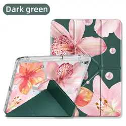 Y - Fold Pink Lily Tablet Holder Cover - iPad Pro 2021 11inch (Mix05)