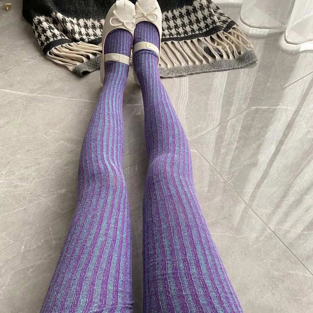 Colors Women New Fashion Knit Warm Pantyhose Female