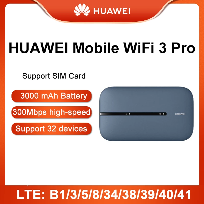 Оригинальный мобильный телефон Huawei Wifi3 Pro телефон портативная беспроводная сеть высокоскоростное подключение поддержка SIM-карты