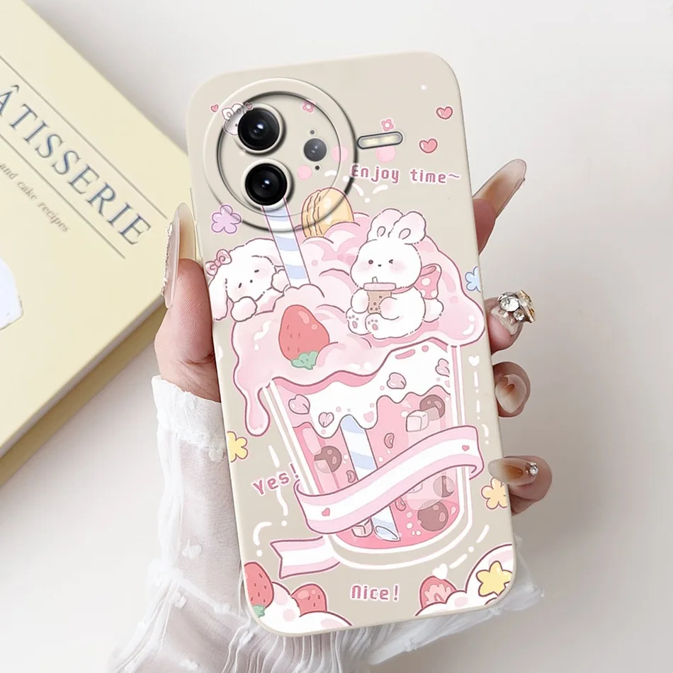 Cute Cat Panda Cartoon Soft Silicone Shockproof Phone Case