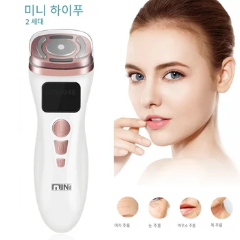 미니 HIFU 기계 RF 초음파 기계, 미세전류 리프트 펌, 피부 탄력 강화, 주름 스킨 케어 제품, 신제품