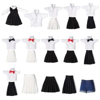 30 cm Doll Clothes Multistyles Doll Mini T-shirt Skirts Doll Accessories Navy Style Clothes for 1/6 Doll Kids DIY Gift Toys 1
