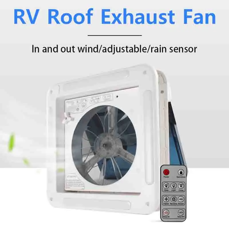 TYTXRV Trailer Accessories Manual Exhaust fan 14' 12V CE UV Resistant ABS  Ventilation heat dissipation For Caravan Motorhome RV