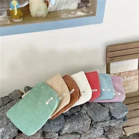 Corduroy Travel Cosmetic Bag Portable Makeup Storage Bag Purses Women Large Capacity Zipper Make Up Organizer Storage Clutch Bag 2
