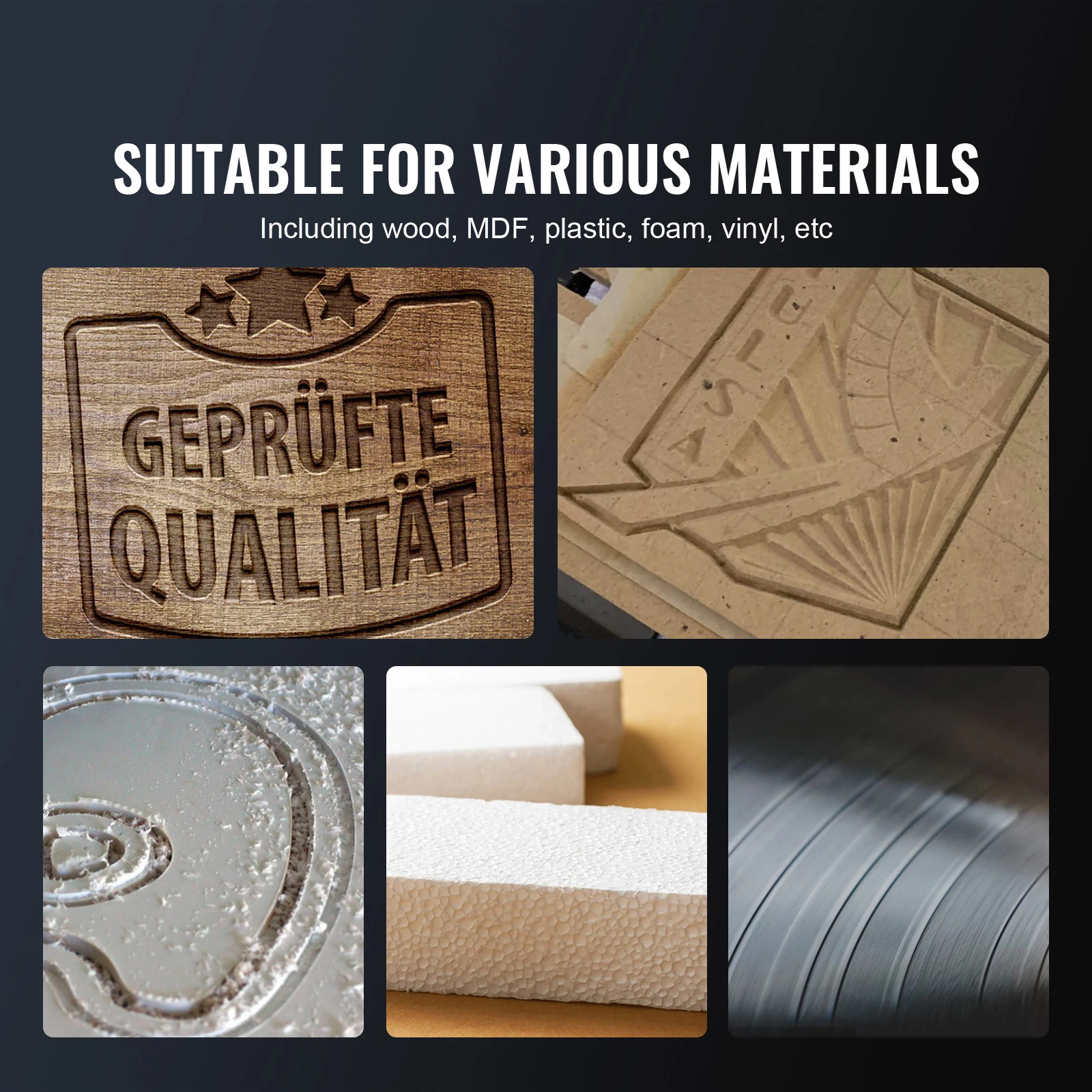 CNC Router Machine Wood Engraving Carving Milling Kit