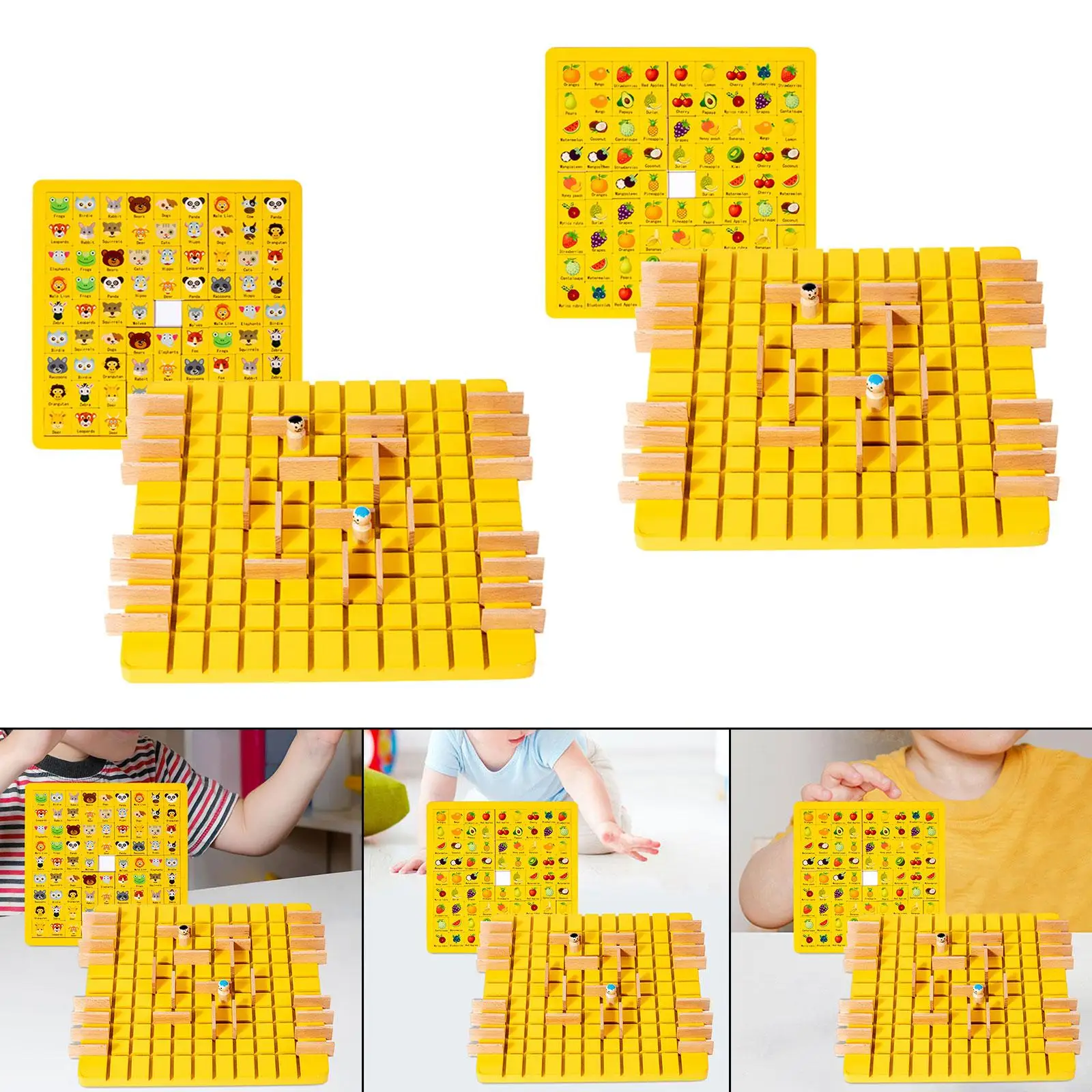 Strategy Game Wooden Toys Brain Teaser Game for Kids Adults Boys Girls