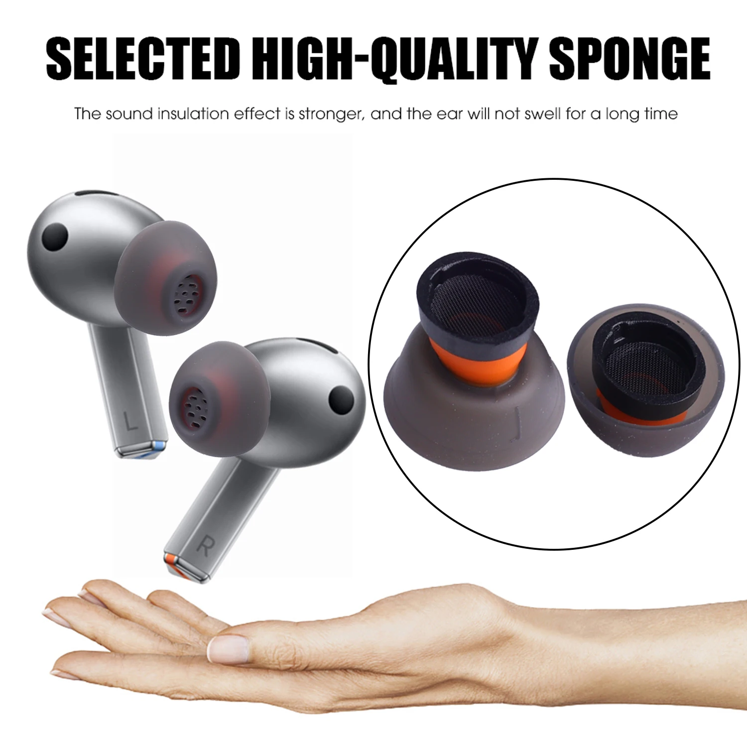 Versatile Soft Silicone Noise Reduction Earbud Tips
