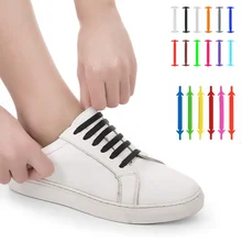 

2022 New Silicone Elastic Shoelaces No Tie Shoelace Lacing Kids Adult Sneakers Quick Shoe Lace Rubber Zapatillas 2 Styles