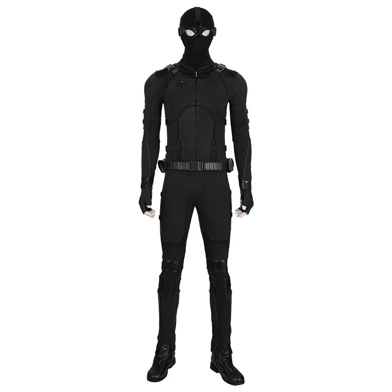 thumbnail image 1 of Spider-Man: Far From Home - Traje de cosplay negro para actuación en Halloween, color rojo, hecho a medida, 1 of 5