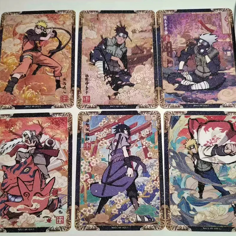 Naruto DIY 6PCS/SET Naruto Uzumaki Sasuke Uchiha Jiraiya Kakashi
