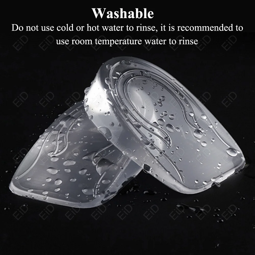 1–3 cm unsichtbare Einlegesohle zur Erhöhung der Höhe, weiche Silikongel-Einlegesohlen für Fersenspornschmerzen, Fußmassagegerät, Pflegekissen, Einlegesohle mit halbem Absatz – Detail 28