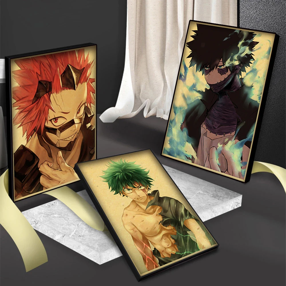 Em promoção! Japão Filme De Anime Cartazes Demon Slayer Tanjirou Inosuke  Quadrinhos Crianças Quarto Pintura De Decoração De Casa De Lona Da Pintura  A Arte De Parede Hd