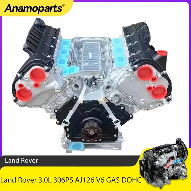 らっしー Engine Long Cylinder Block Assembly Fit 3.0 L For Land Rover