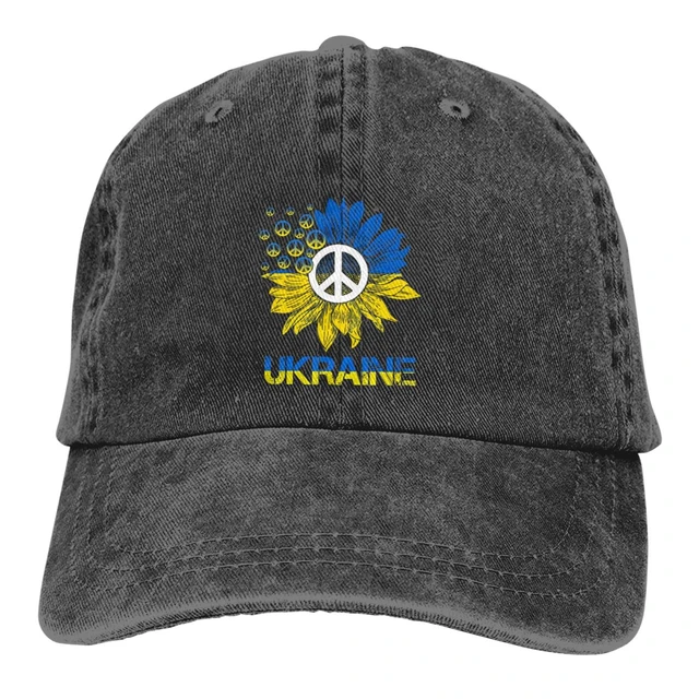 Peace For Ukraine Sunflower1 Baseball Caps Peaked Cap Sun Shade