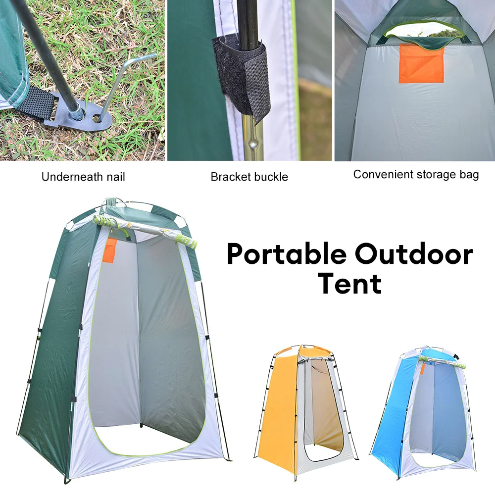 Outdoor Quick Set Up Privacy Tent Toilet Camp Shower Portable Changing Room for Camping Shower Biking Toilet Beach