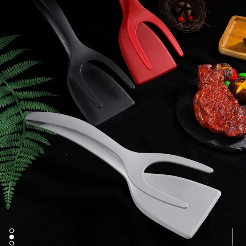 Cooking Spatula Pancake Toasted Bread Fried Egg Clip Fried Egg Flipping Shovel Kitchen Tool Shovel Beef Steak Two In One