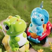 New Cartoon Tyrannosaurus Rex Triceratops Remote Control Car Light Music Parent Child Competition Remote Control Toys Boy Gifts 2