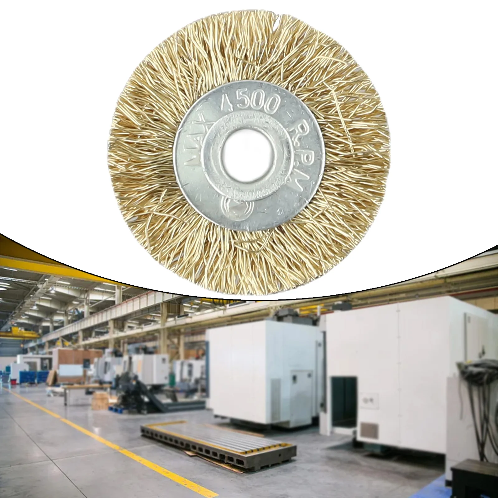 Плоская ОБЖИМНАЯ проволока, соединительная панель для колесной щетки, 75x6 мм, провод 38x6 мм, 50x6 мм, как показано на рисунке, Портативные Инструменты