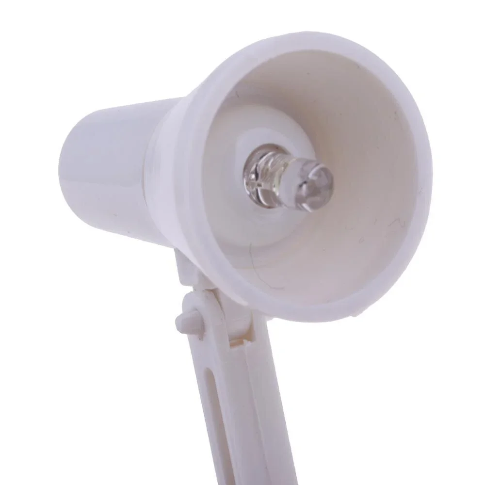 2PCS1/6 Scale White LED Desk Lamp Model Furniture for Hot Toys BJD Dollhouse Accessory Kids Pretend Play Toy 4