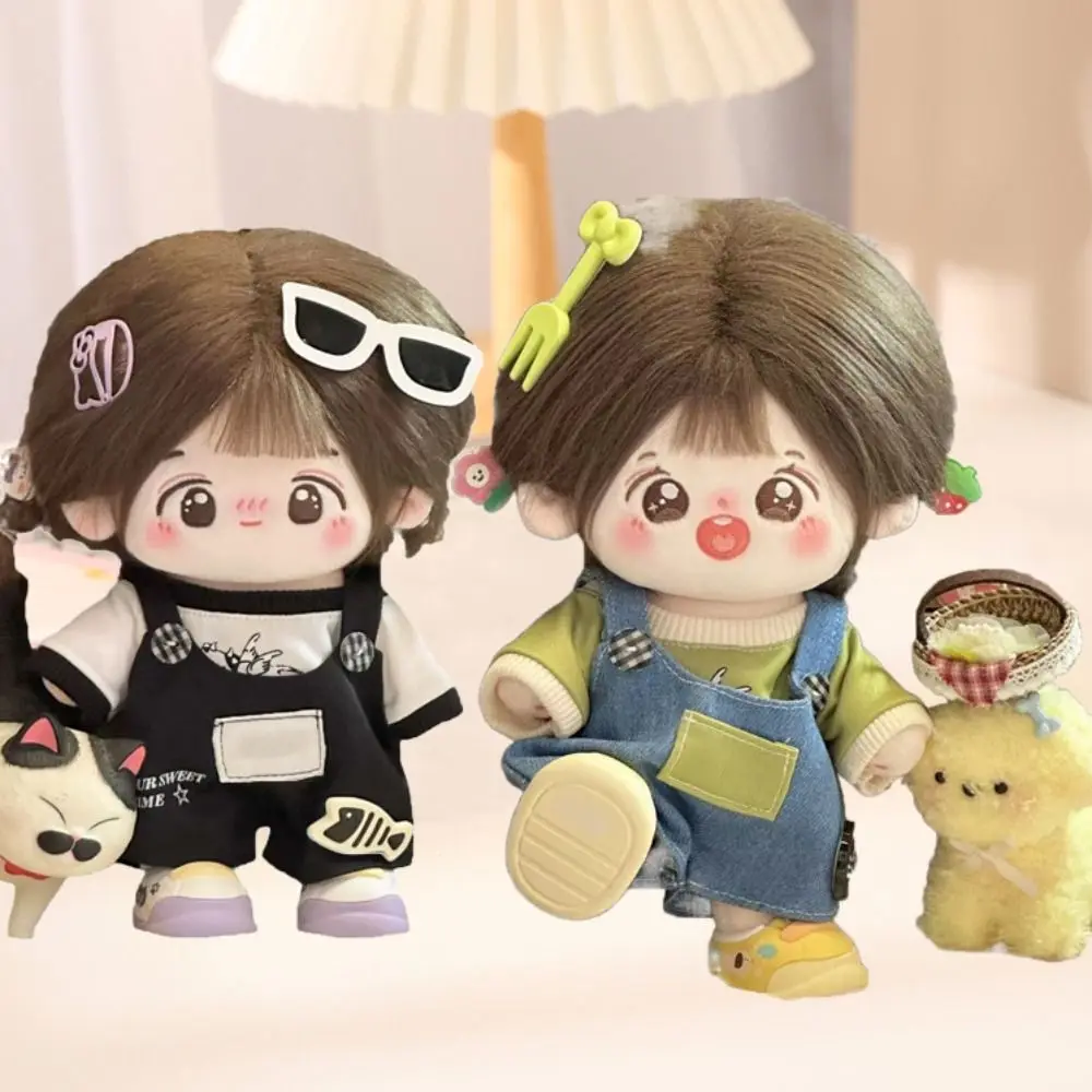 Clothes Dress Up 20cm Cotton 's Clothes Suit Multicolor Overall Set Lovely Fashion Star Clothes Children Gift