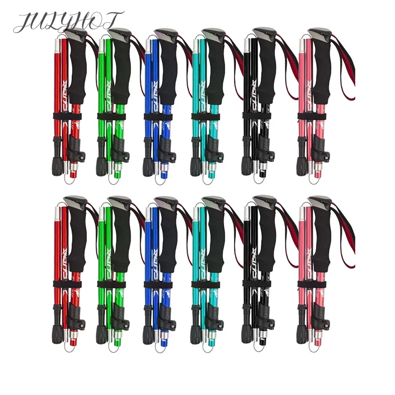 5-Section Outdoor Fold Trekking Pole 3