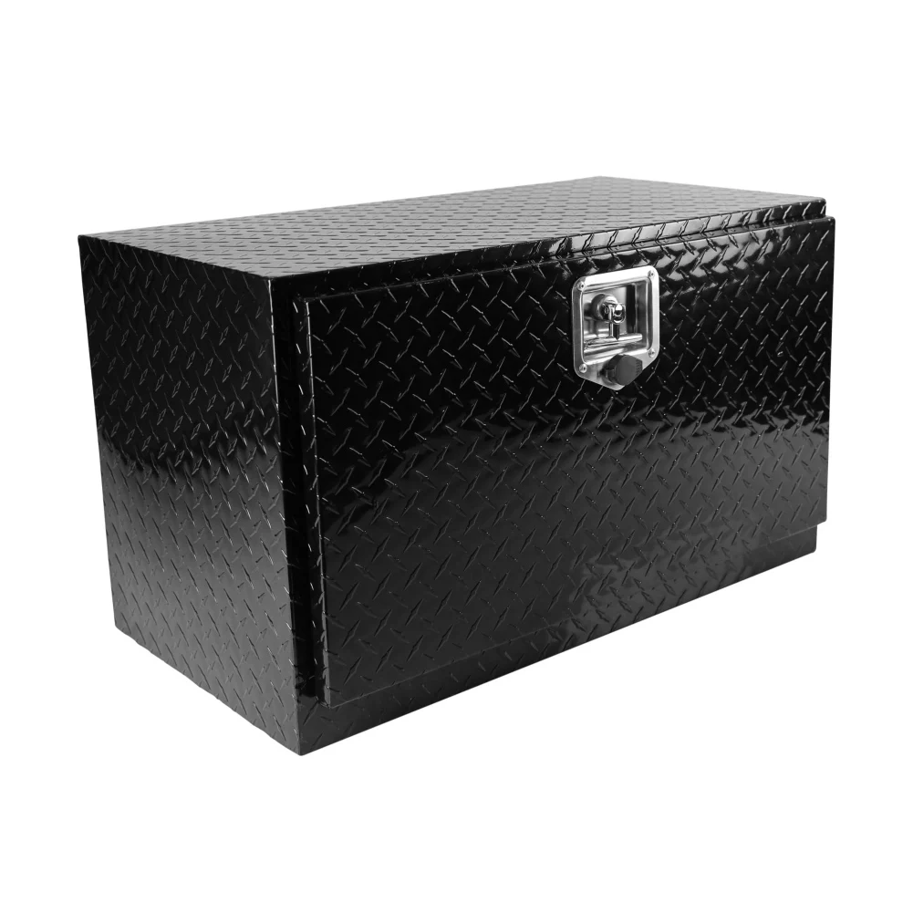 30-Inch Aluminum Truck Tool Box For RV Trailer Pickup Waterproof Square Storage Box Truck Tools Chest Box With Lock Keys