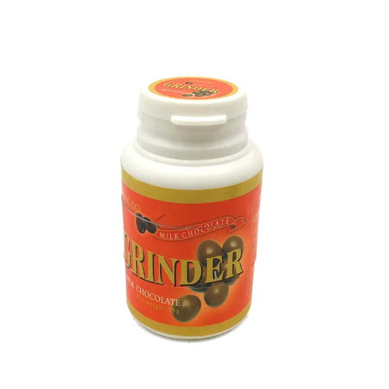 Herb Grinder 45mm Plastic with Metal Spice Pollen Crusher Tobacco Smoking