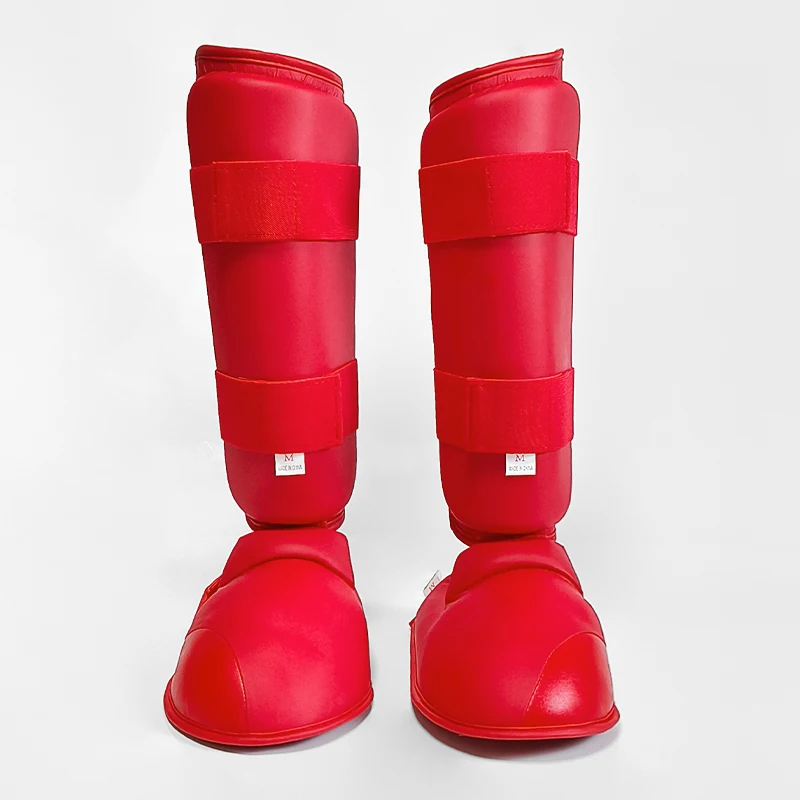Karate Knee Warmer Taekwondo Shin Guard Boxing Gloves Shank Foot Protector Men Sports Socks Adult Kids Martial Arts Equipment