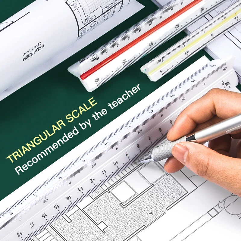 30cm Triangular Scale Ruler