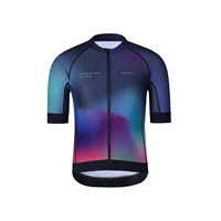 SPEXCEL 2022 Aero Race Fit Colourburn vision 2.0 Short Sleeve Cycling Jersey Lightweight fabric for Man And Women Purple 1
