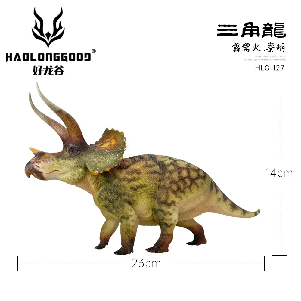 thumbnail image 1 of Figura de dinosaurio triceratops de Haolonggood a escala 1/35, modelo de escritorio, decoración, juguete, regalo, colección, 1 of 5