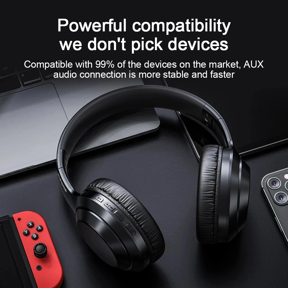 Lenovo TH10 Wireless Bluetooth Headset Over-ear Hood Headphones Esports Gaming Sports Hi-Fi with Microphone